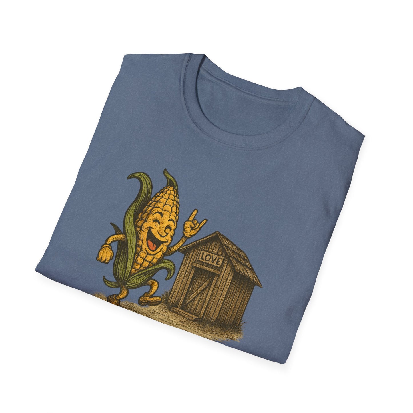 Whimsical Corn-Themed T-Shirt