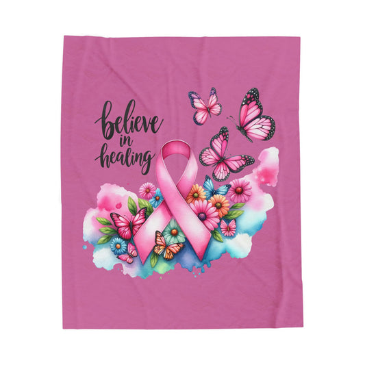 Plush Blanket - Believe in Healing
