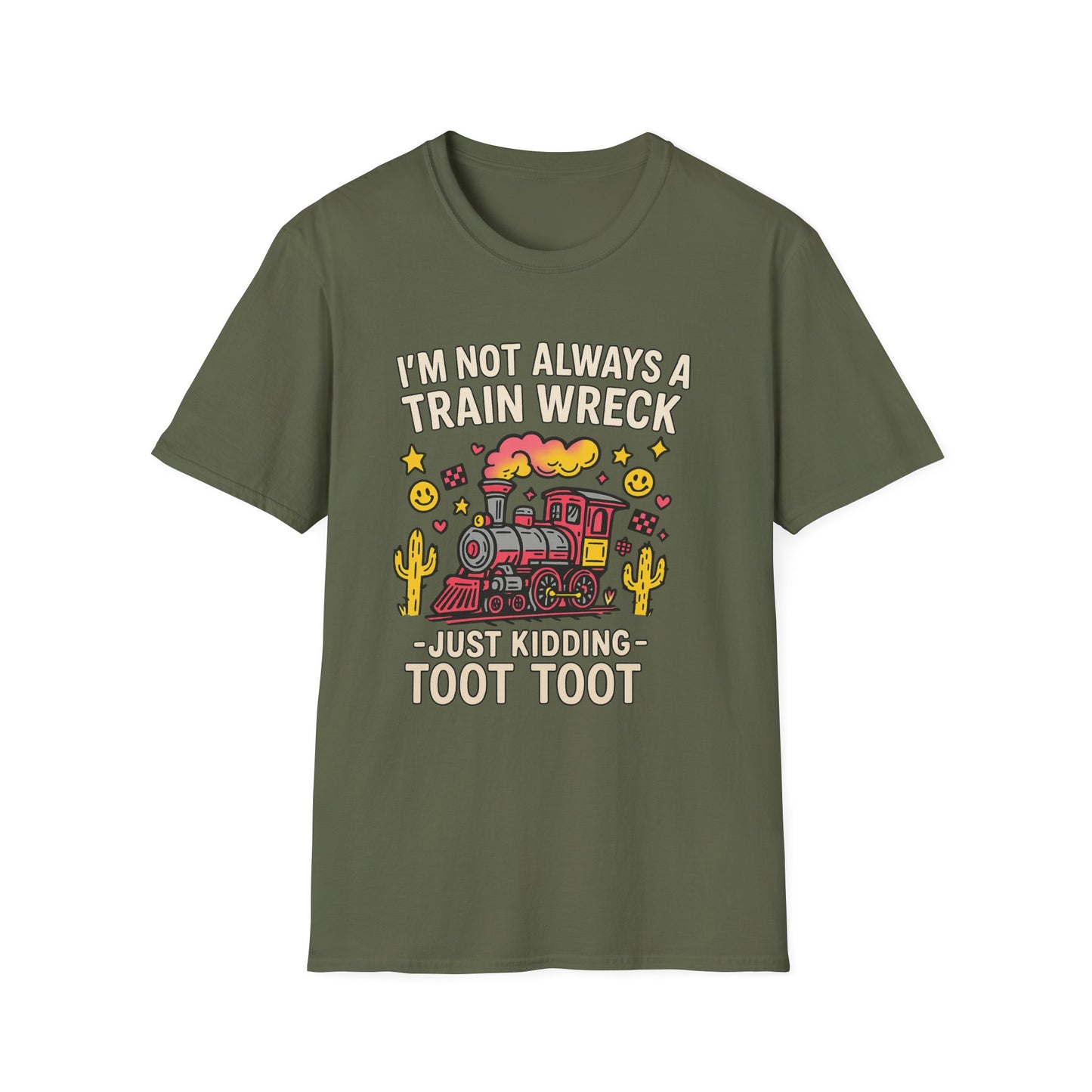 Lighthearted Train Wreck T-Shirt