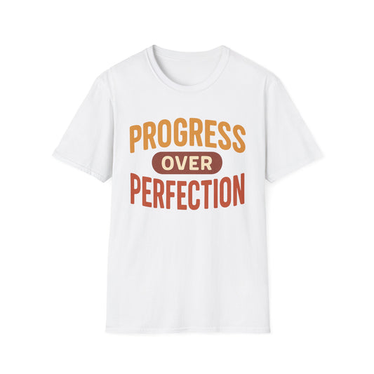 Motivational T-Shirt - Progress Over Perfection