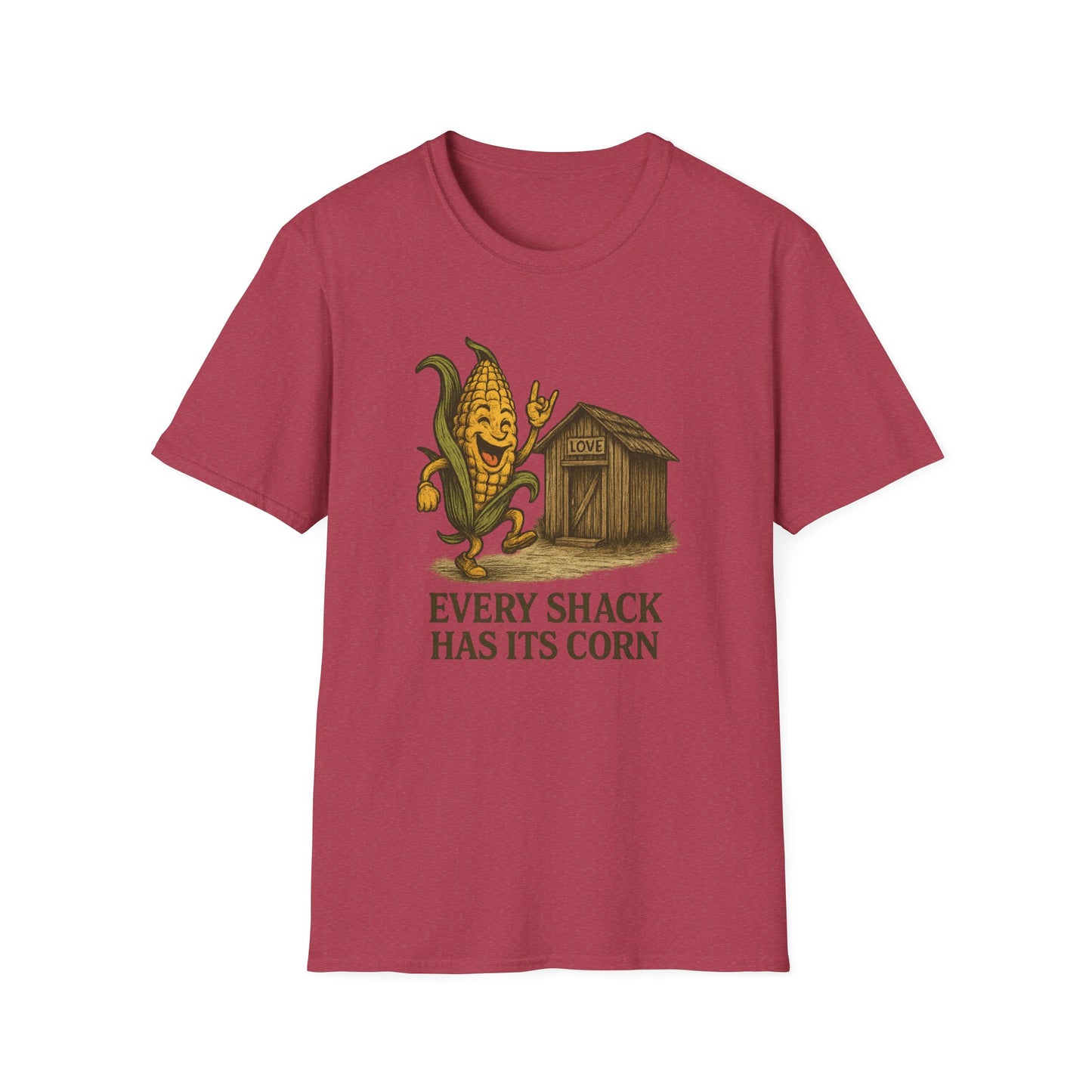 Whimsical Corn-Themed T-Shirt