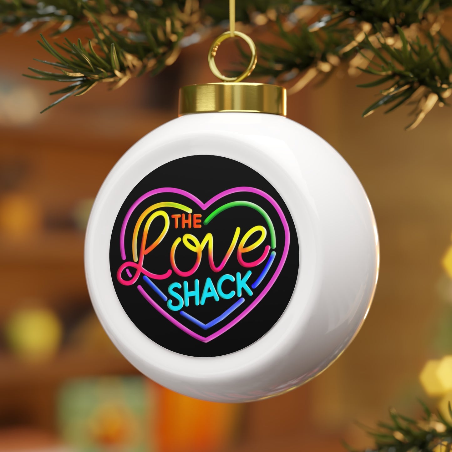 Love Shack Christmas Ornament