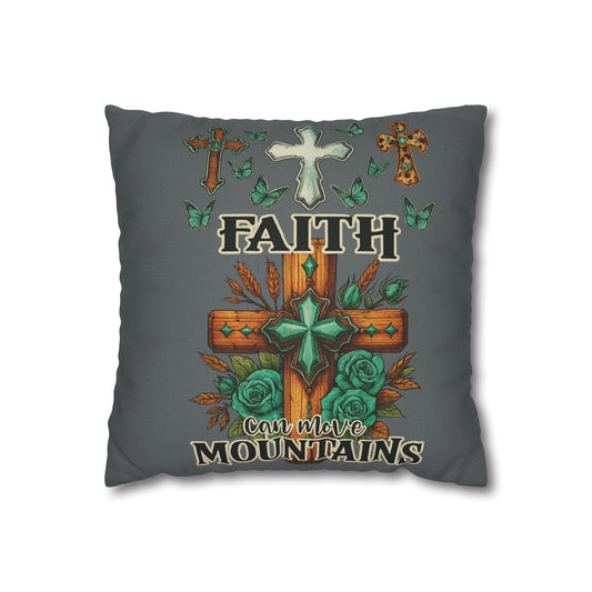 Faith-Inspired Square Pillowcase