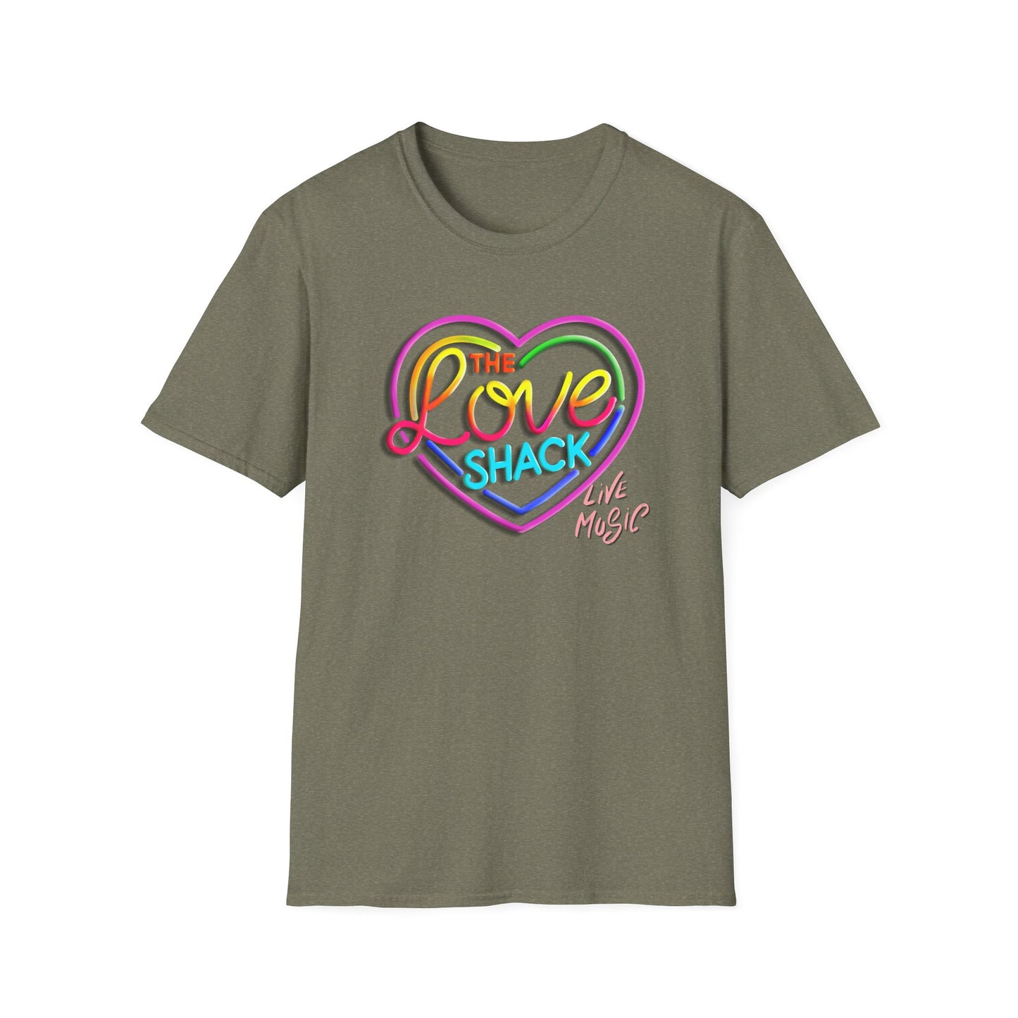 Colorful Love Shack Unisex T-Shirt