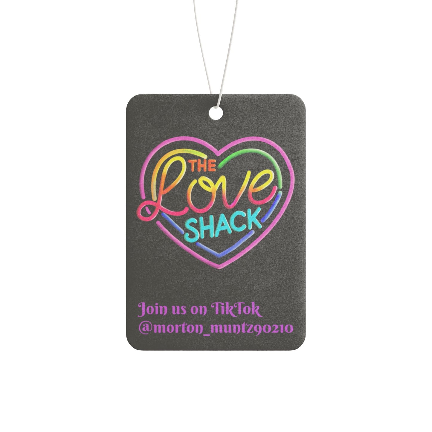 Colorful Love Shack Car Air Freshener