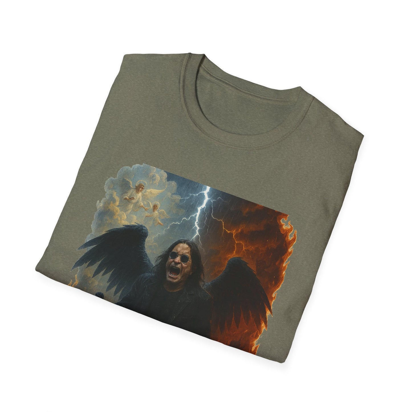 Gothic Angel T-Shirt, Edgy Graphic Tee