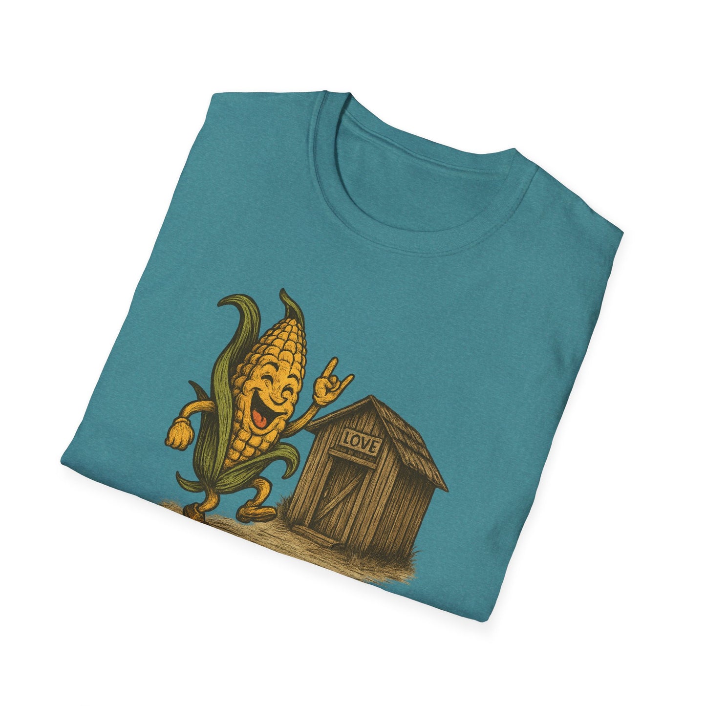 Whimsical Corn-Themed T-Shirt