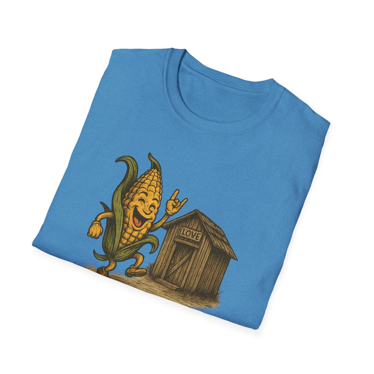 Whimsical Corn-Themed T-Shirt