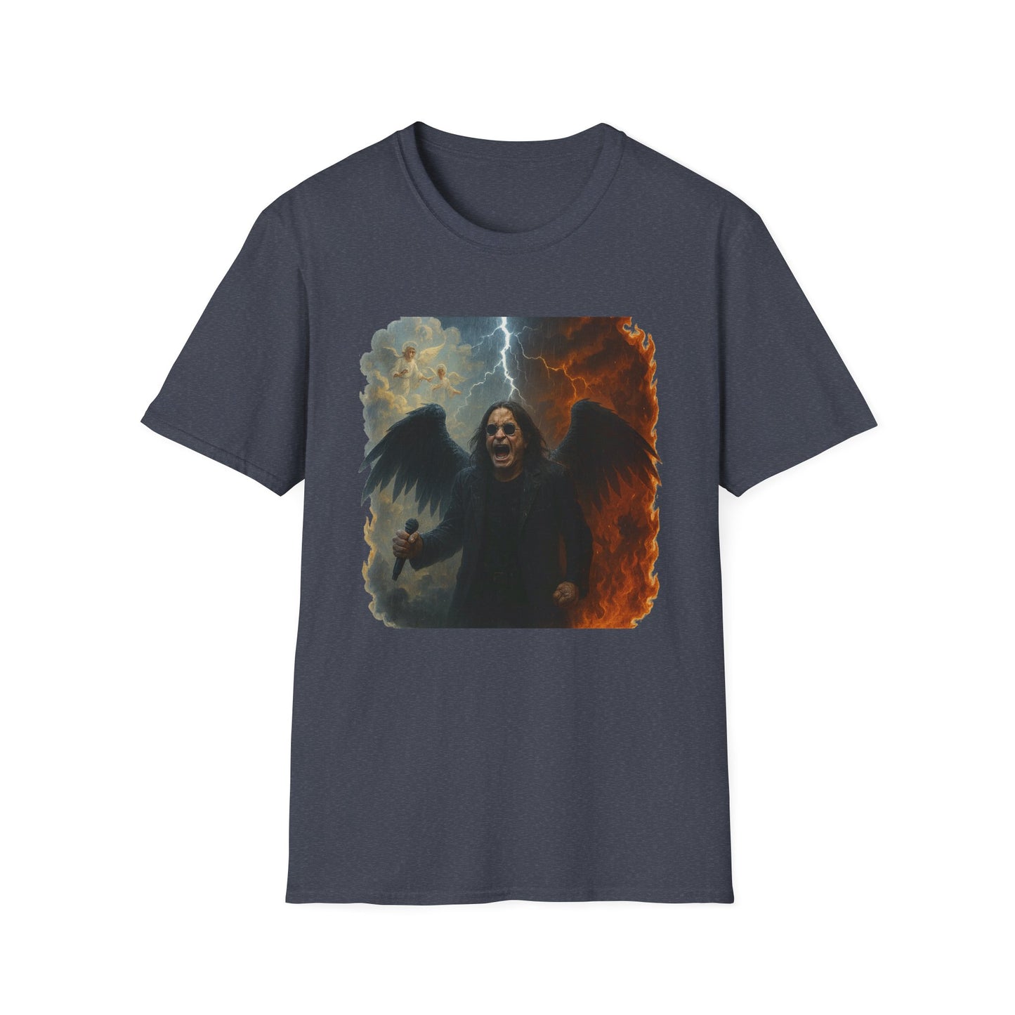 Gothic Angel T-Shirt, Edgy Graphic Tee