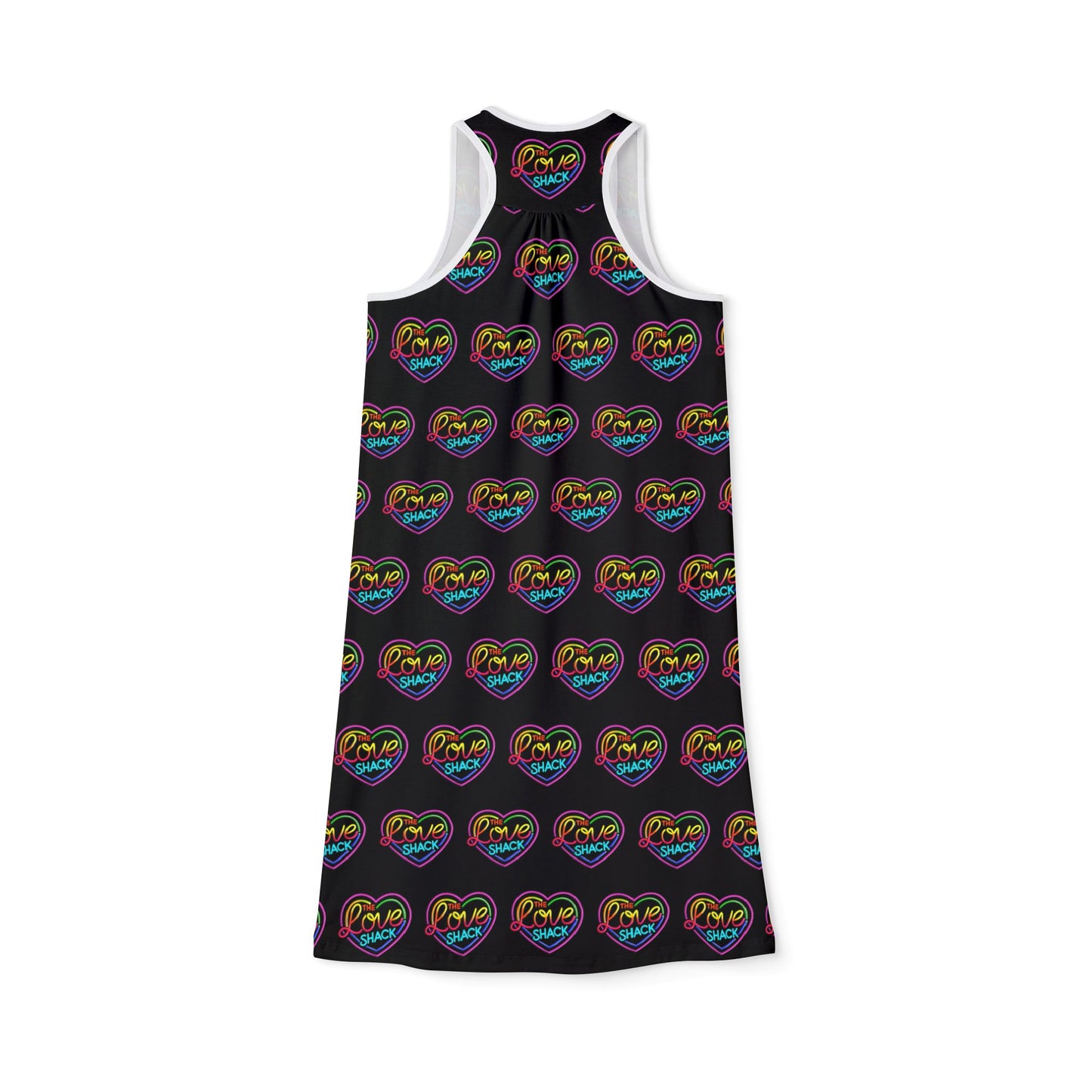 Love Shack Pattern Women's Racerback Dress