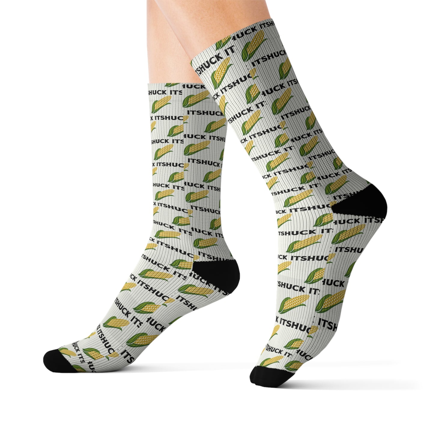 Corn-Themed Socks