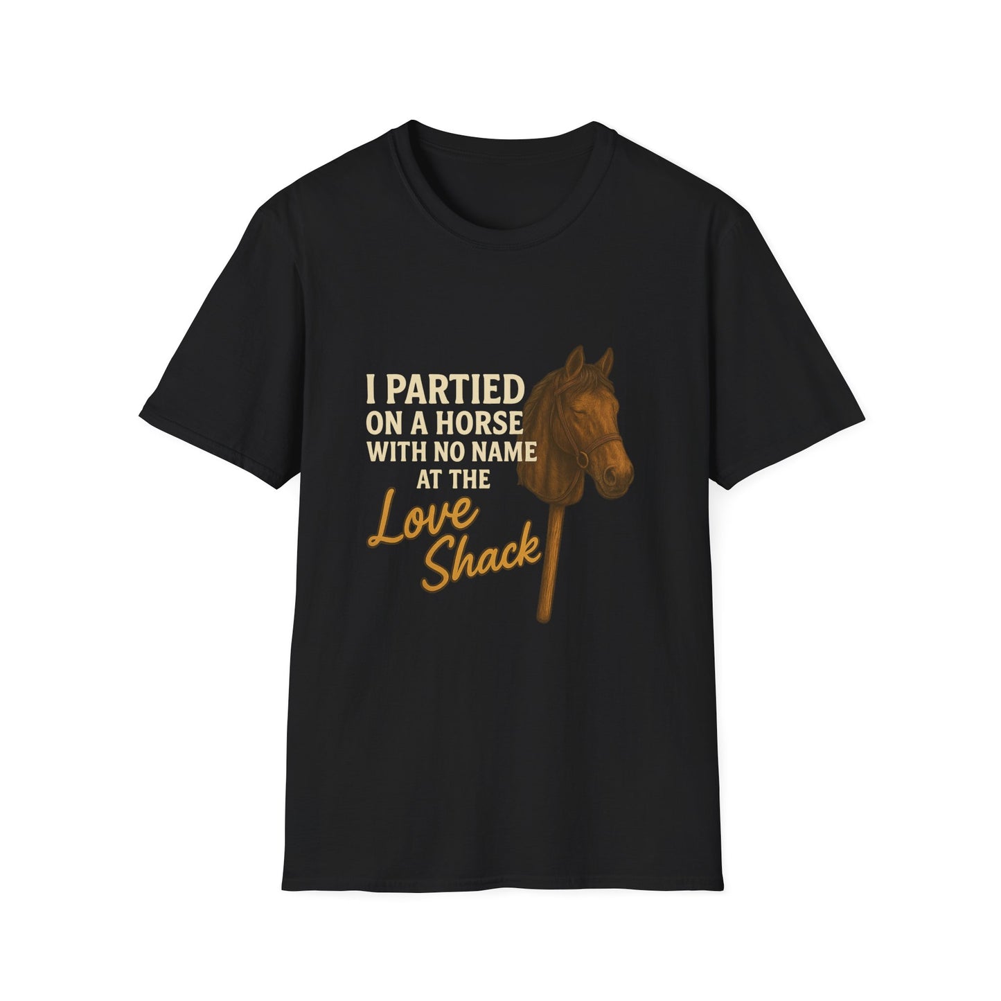I Partied on a Horse Unisex Softstyle T-Shirt