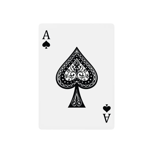Playing Cards Set, Vibrant Heart & Ace of Spades, Party Game Gear, Fun Night In, Gift for Gamers, Poker Night Essentials