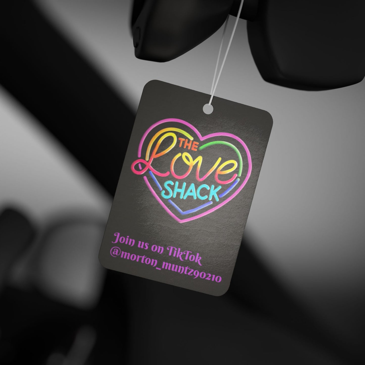 Colorful Love Shack Car Air Freshener