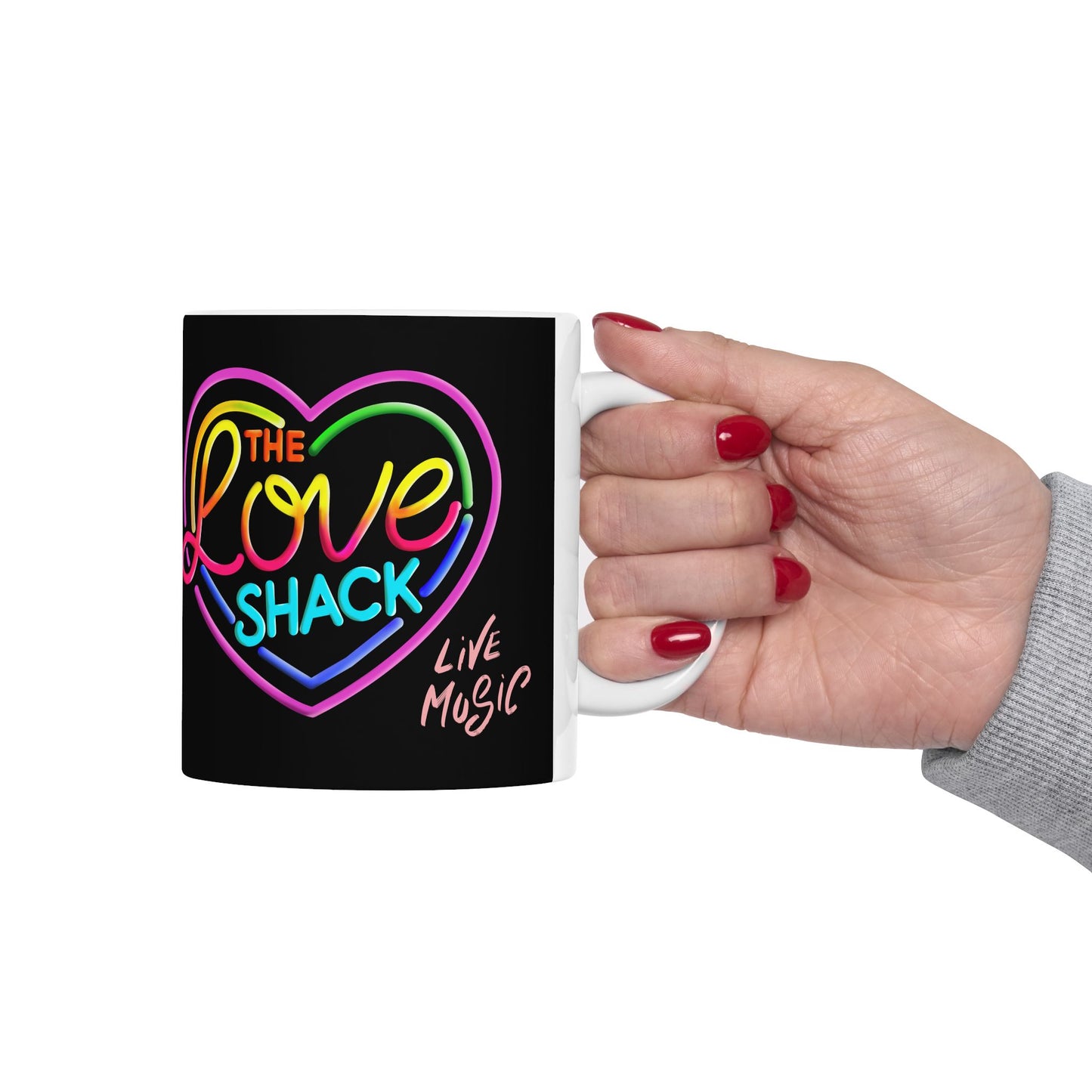 Colorful Love Ceramic Mug for Coffee & Tea
