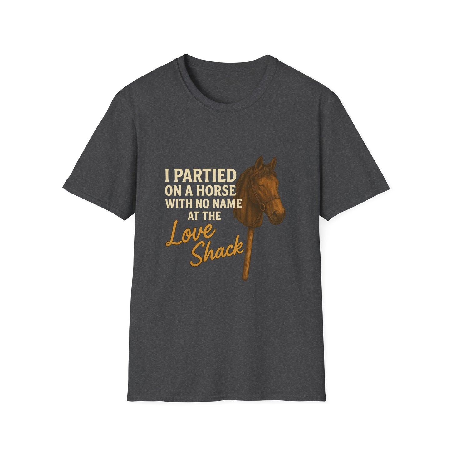 I Partied on a Horse Unisex Softstyle T-Shirt