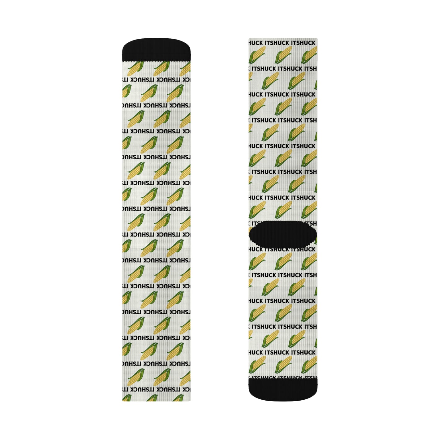 Corn-Themed Socks