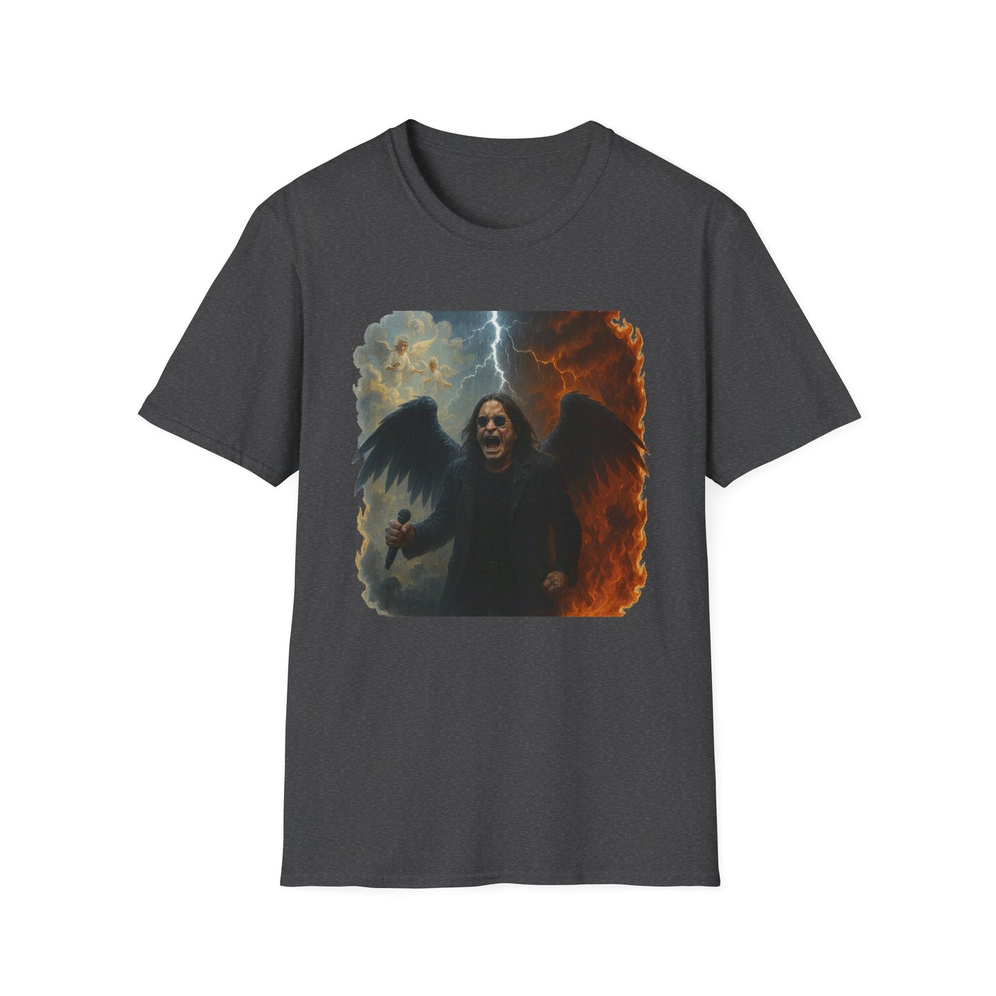Gothic Angel T-Shirt, Edgy Graphic Tee