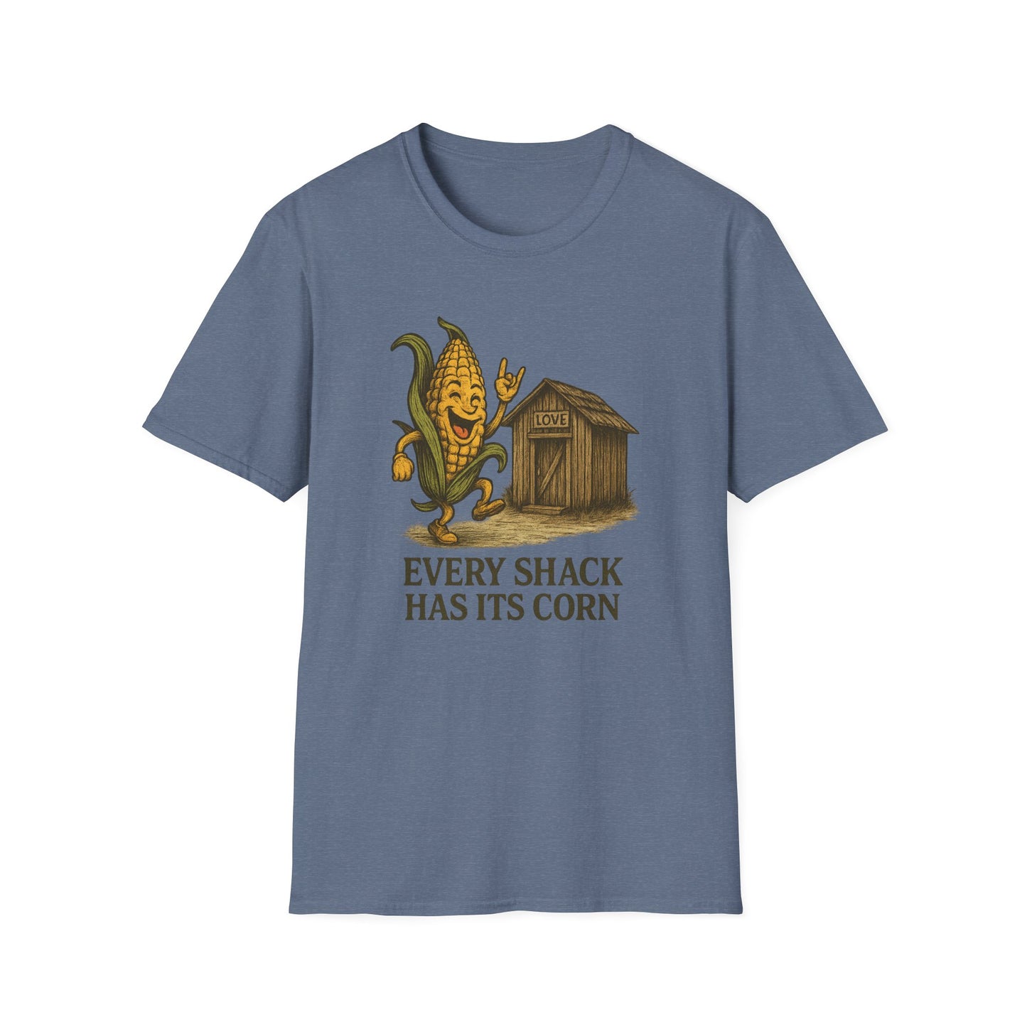 Whimsical Corn-Themed T-Shirt