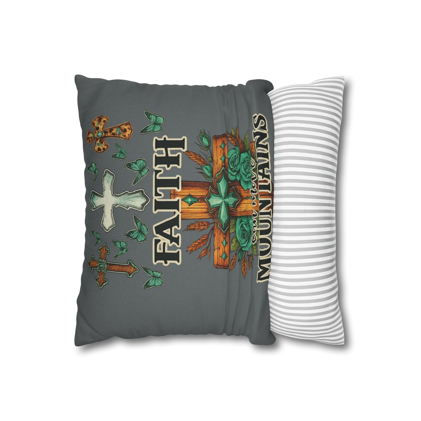 Faith-Inspired Square Pillowcase
