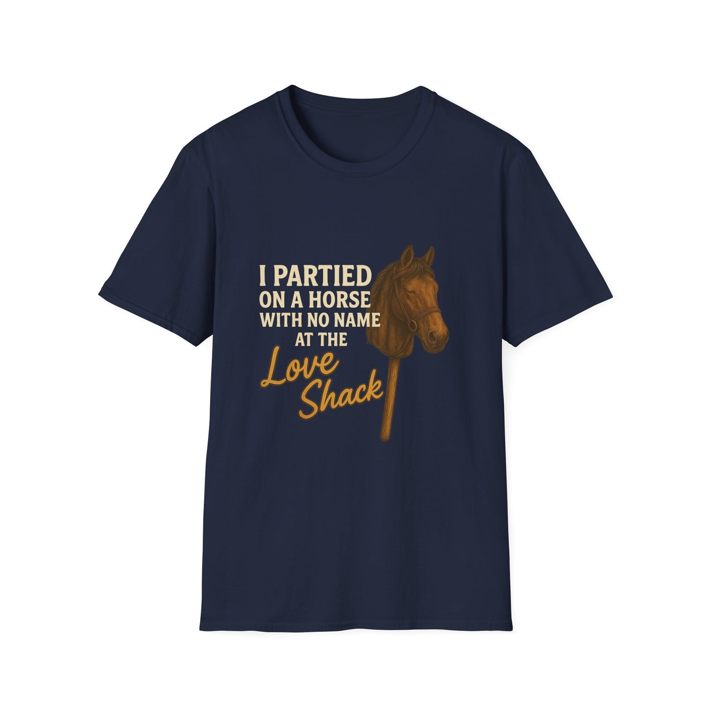 I Partied on a Horse Unisex Softstyle T-Shirt