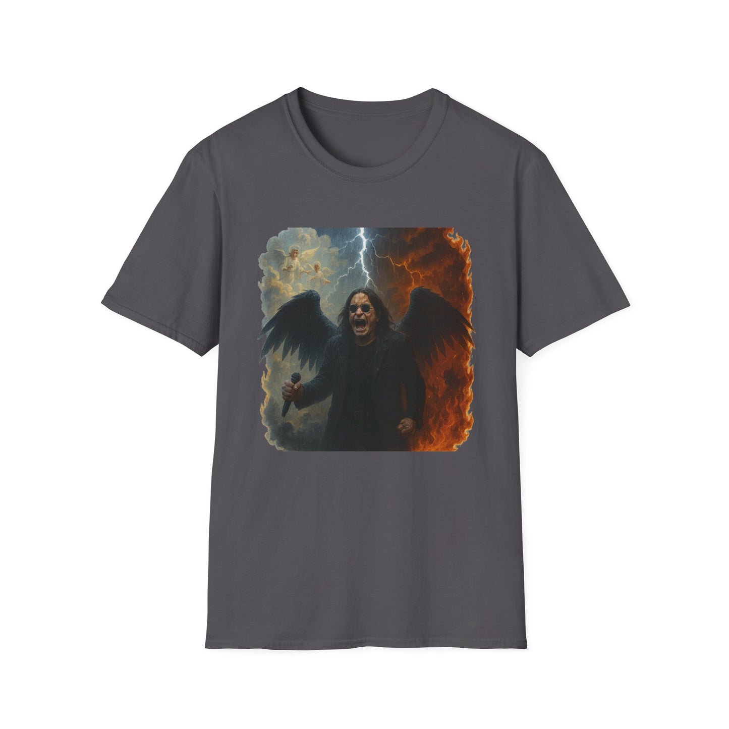 Gothic Angel T-Shirt, Edgy Graphic Tee