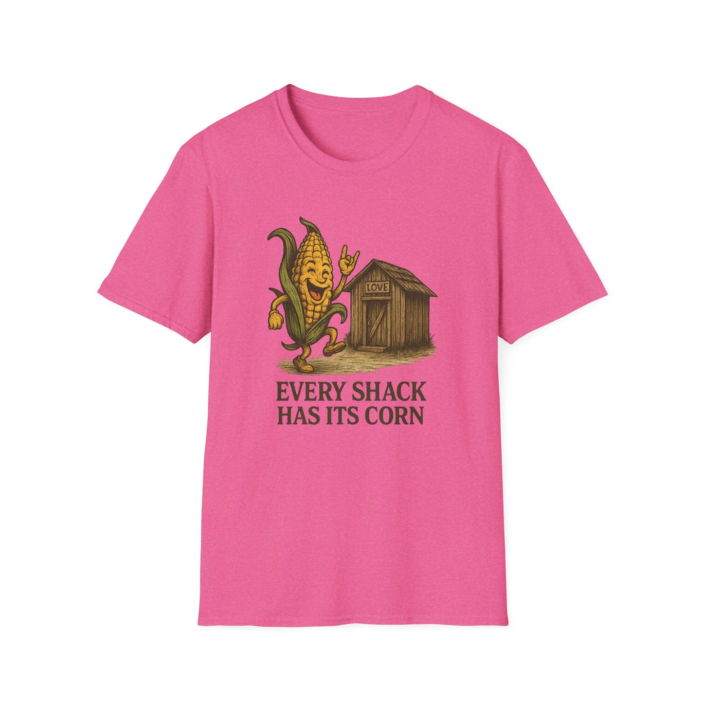 Whimsical Corn-Themed T-Shirt