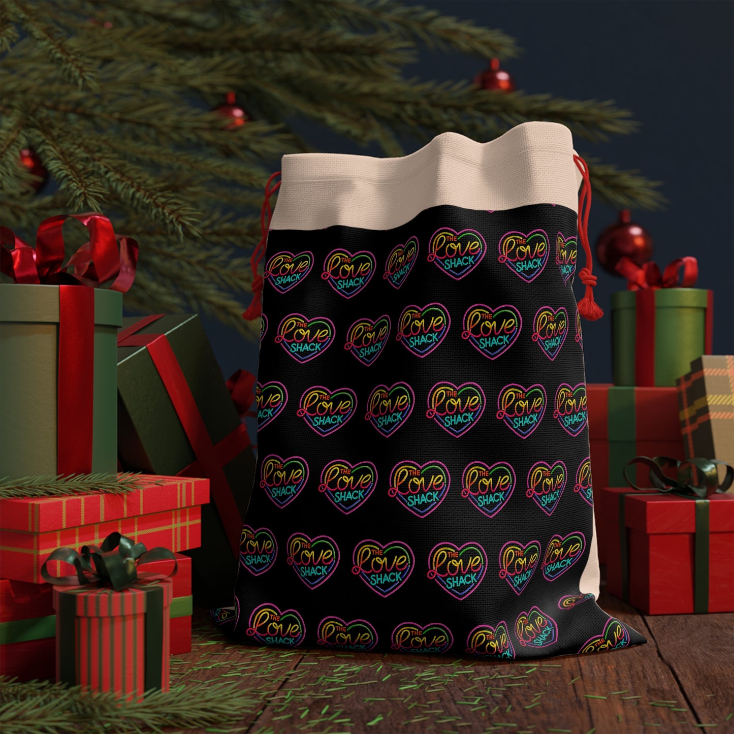 Colorful Heart Gift Bag