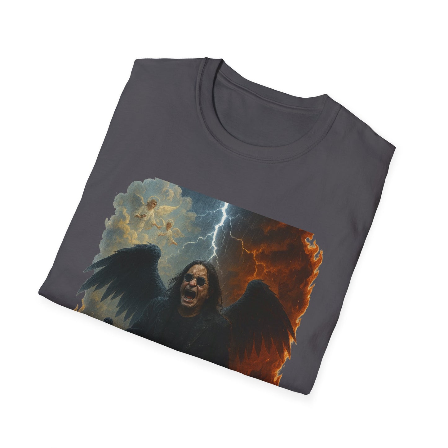 Gothic Angel T-Shirt, Edgy Graphic Tee