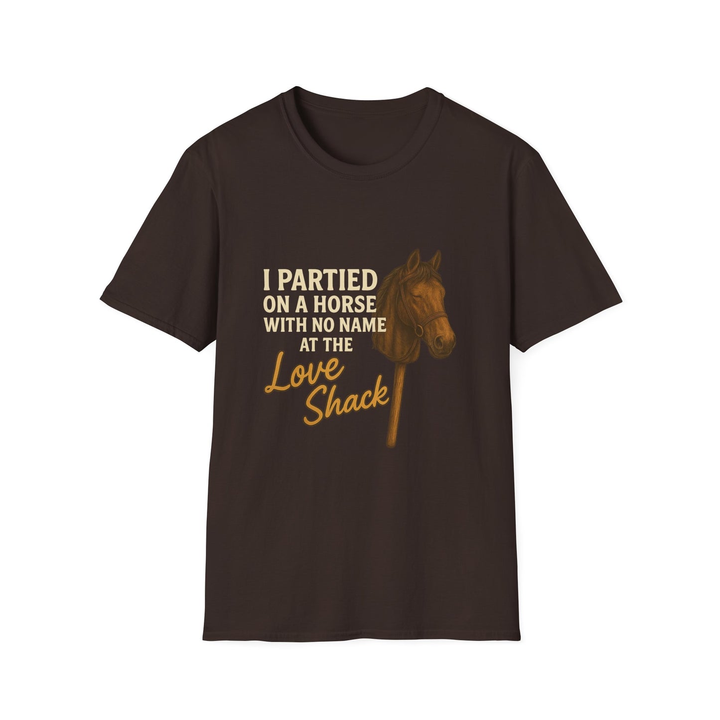I Partied on a Horse Unisex Softstyle T-Shirt