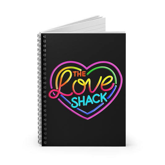 Colorful Love Shack Spiral Notebook