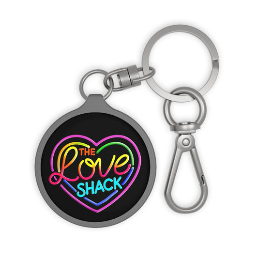 Colorful Love Shack Keyring Tag