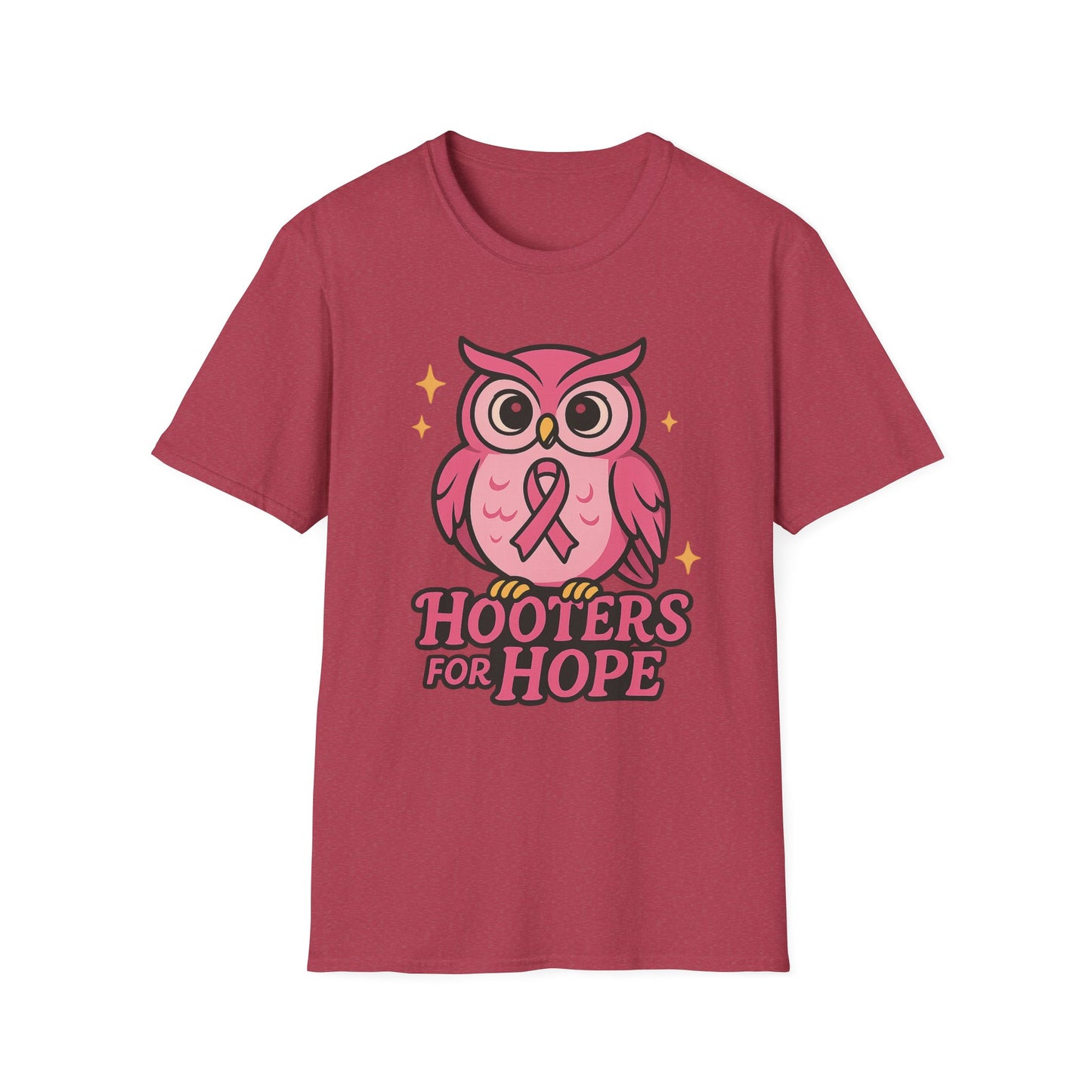 Pink Owl Breast Cancer Awareness T-Shirt