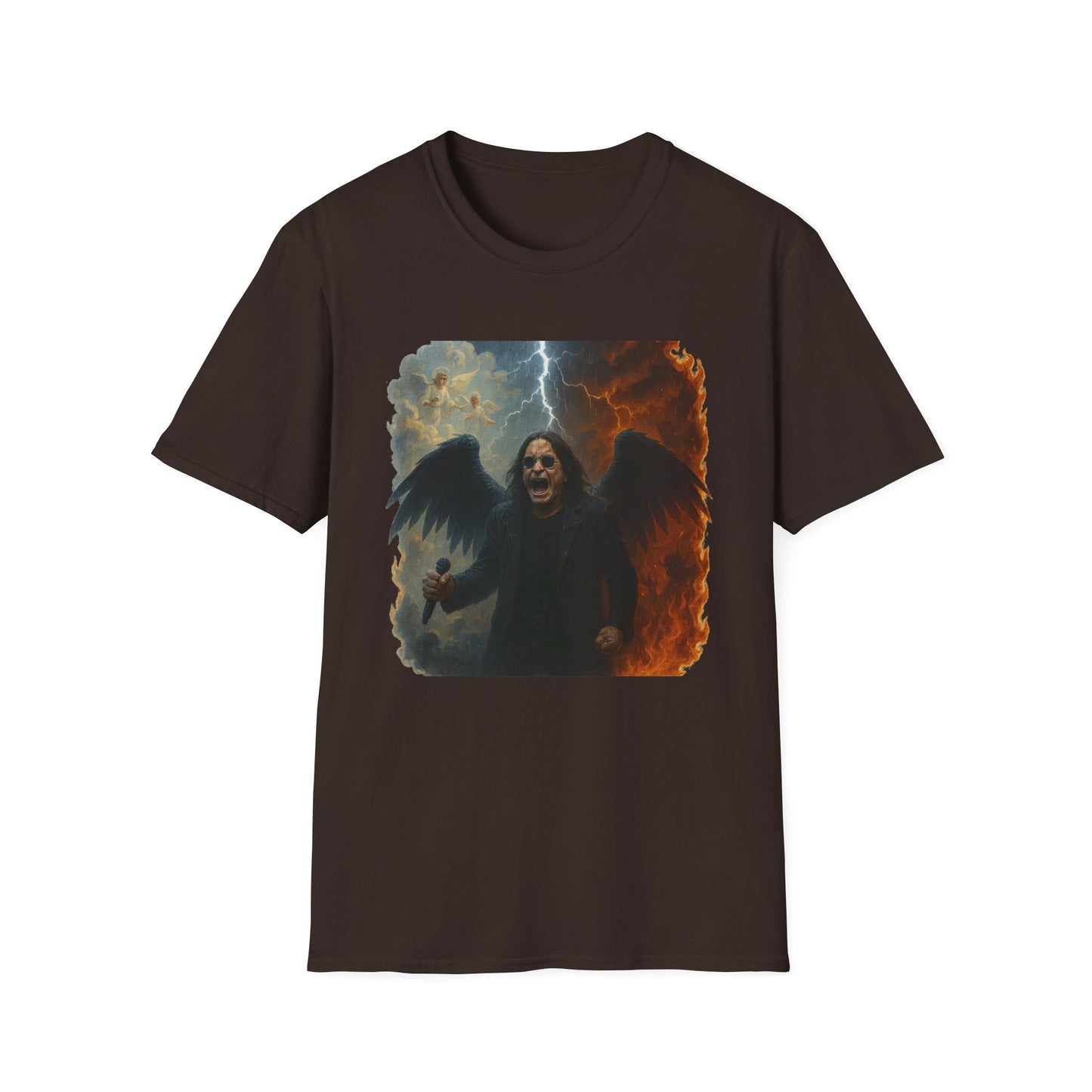 Gothic Angel T-Shirt, Edgy Graphic Tee