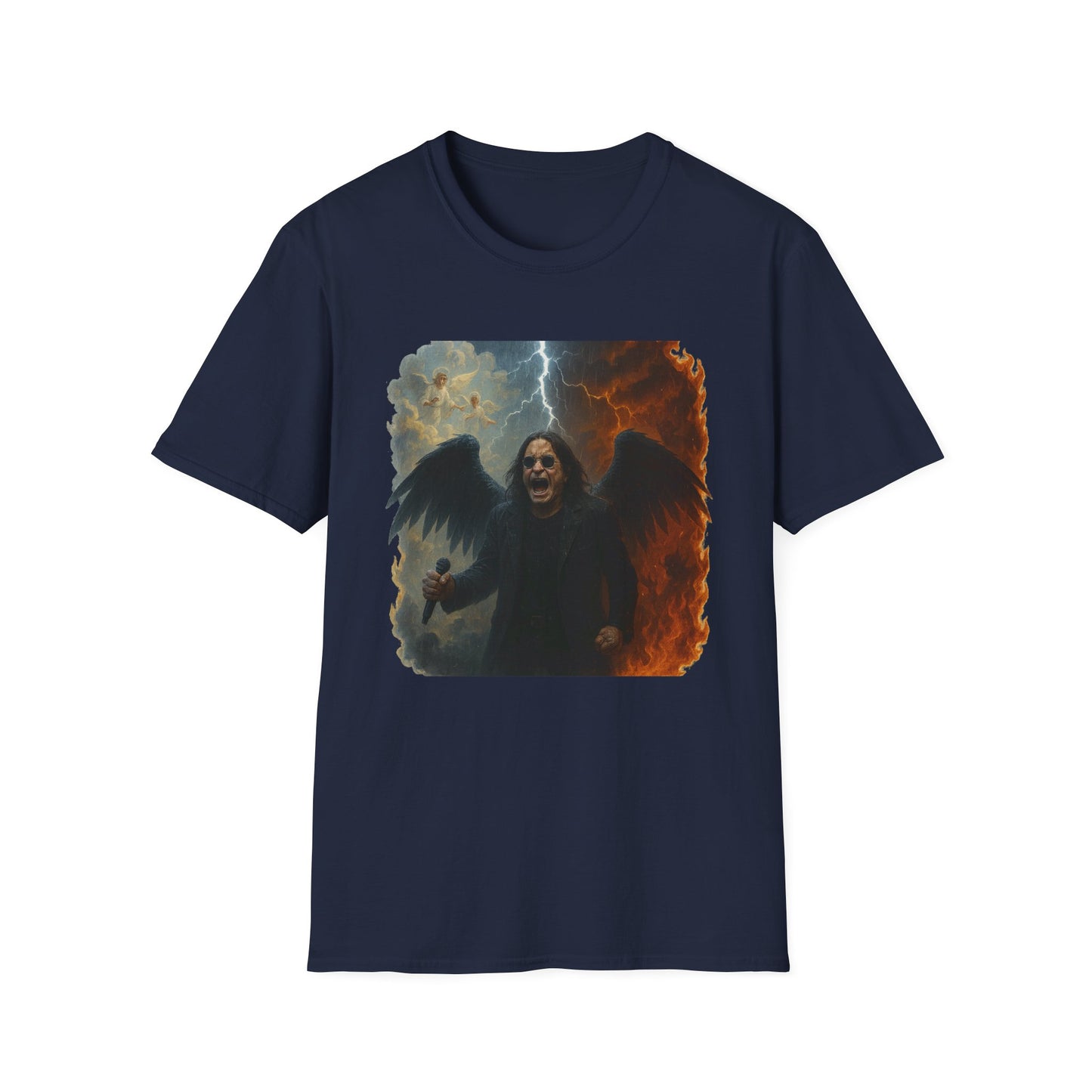 Gothic Angel T-Shirt, Edgy Graphic Tee