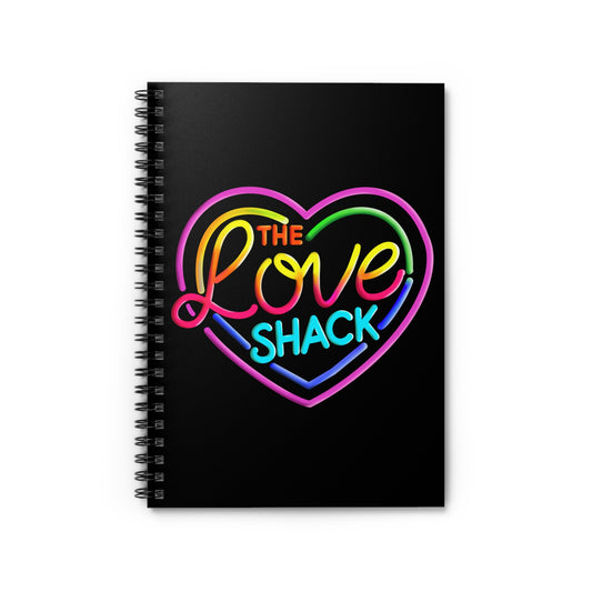 Colorful Love Shack Spiral Notebook