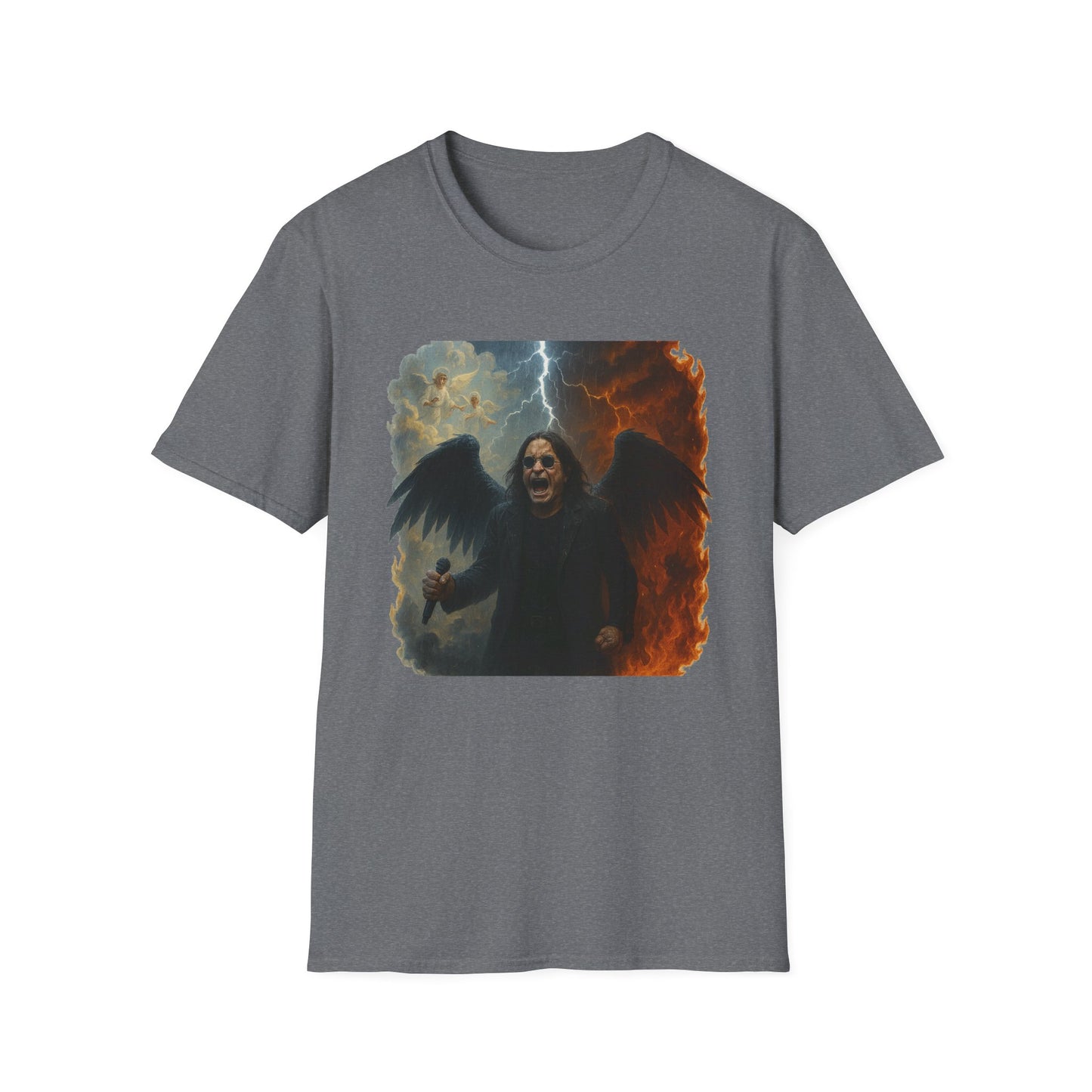 Gothic Angel T-Shirt, Edgy Graphic Tee