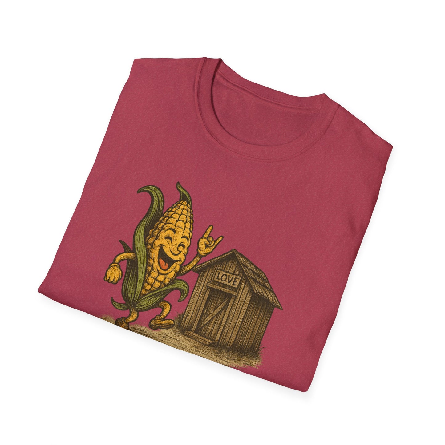 Whimsical Corn-Themed T-Shirt