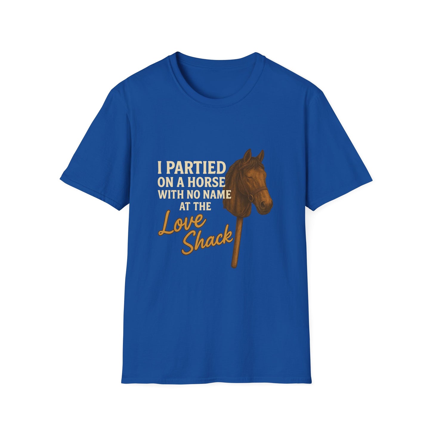 I Partied on a Horse Unisex Softstyle T-Shirt