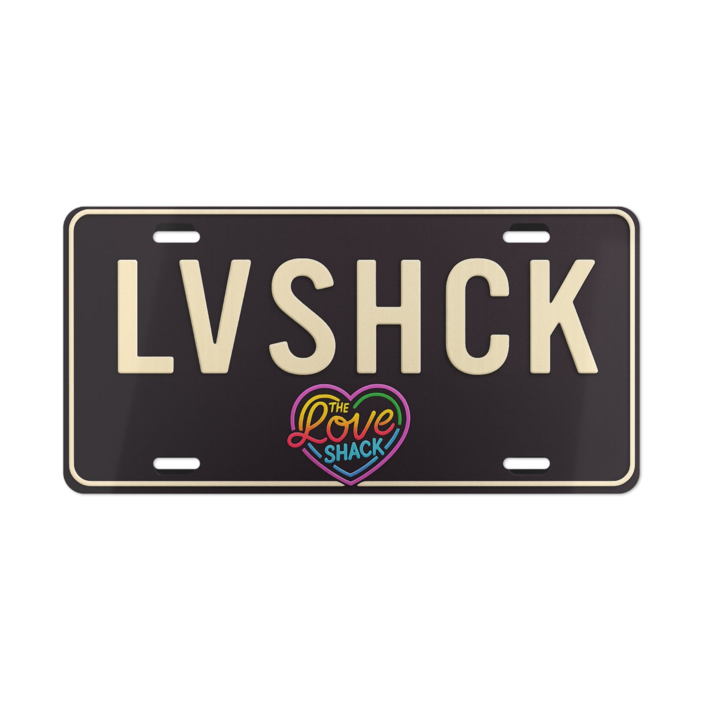 Love Shack - Personalized Vanity Plate