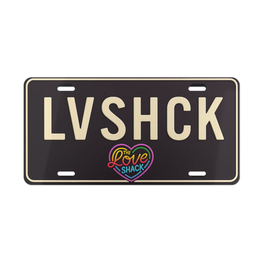 Love Shack - Personalized Vanity Plate