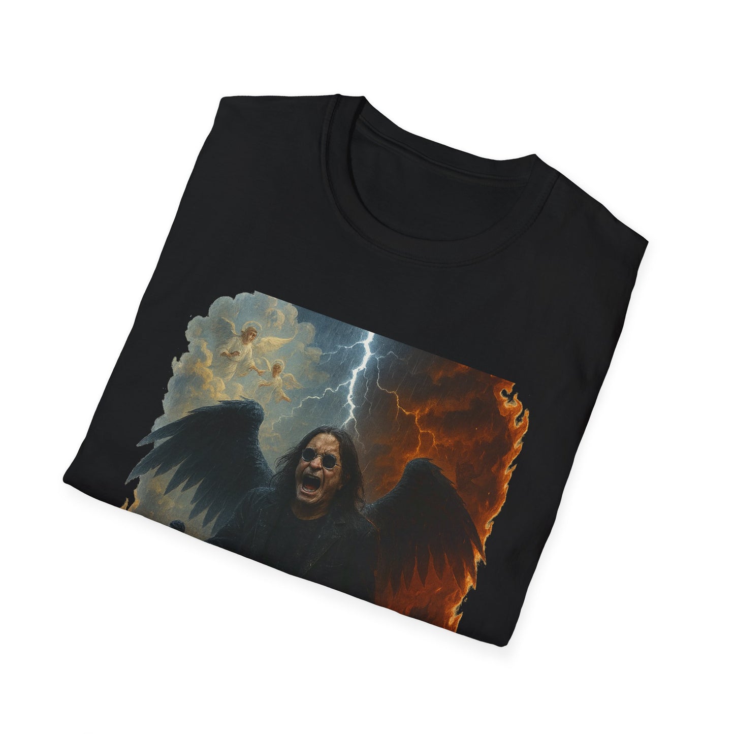 Gothic Angel T-Shirt, Edgy Graphic Tee