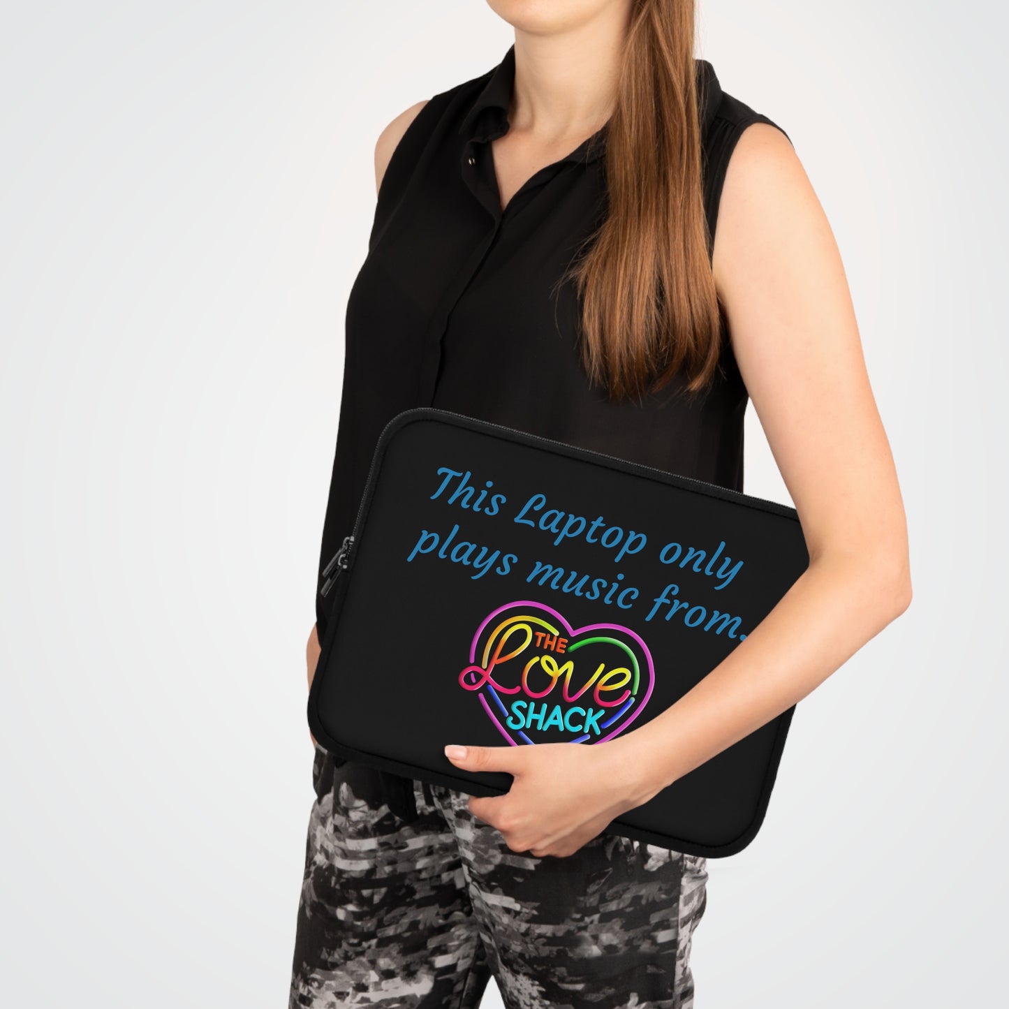 Colorful Music-Themed Laptop Sleeve for Music Lovers