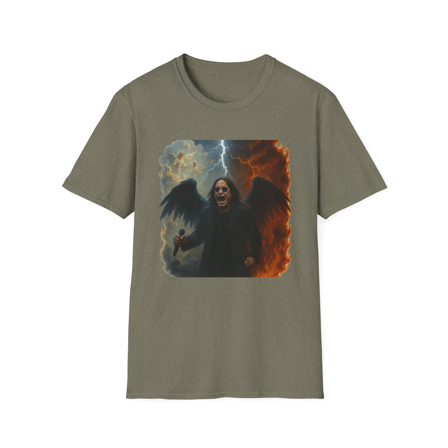 Gothic Angel T-Shirt, Edgy Graphic Tee