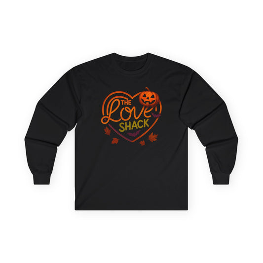 Cozy Halloween Long Sleeve Tee, The Love Shack Shirt