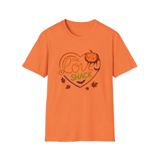 Fall-Themed Unisex T-Shirt: The Love Shack