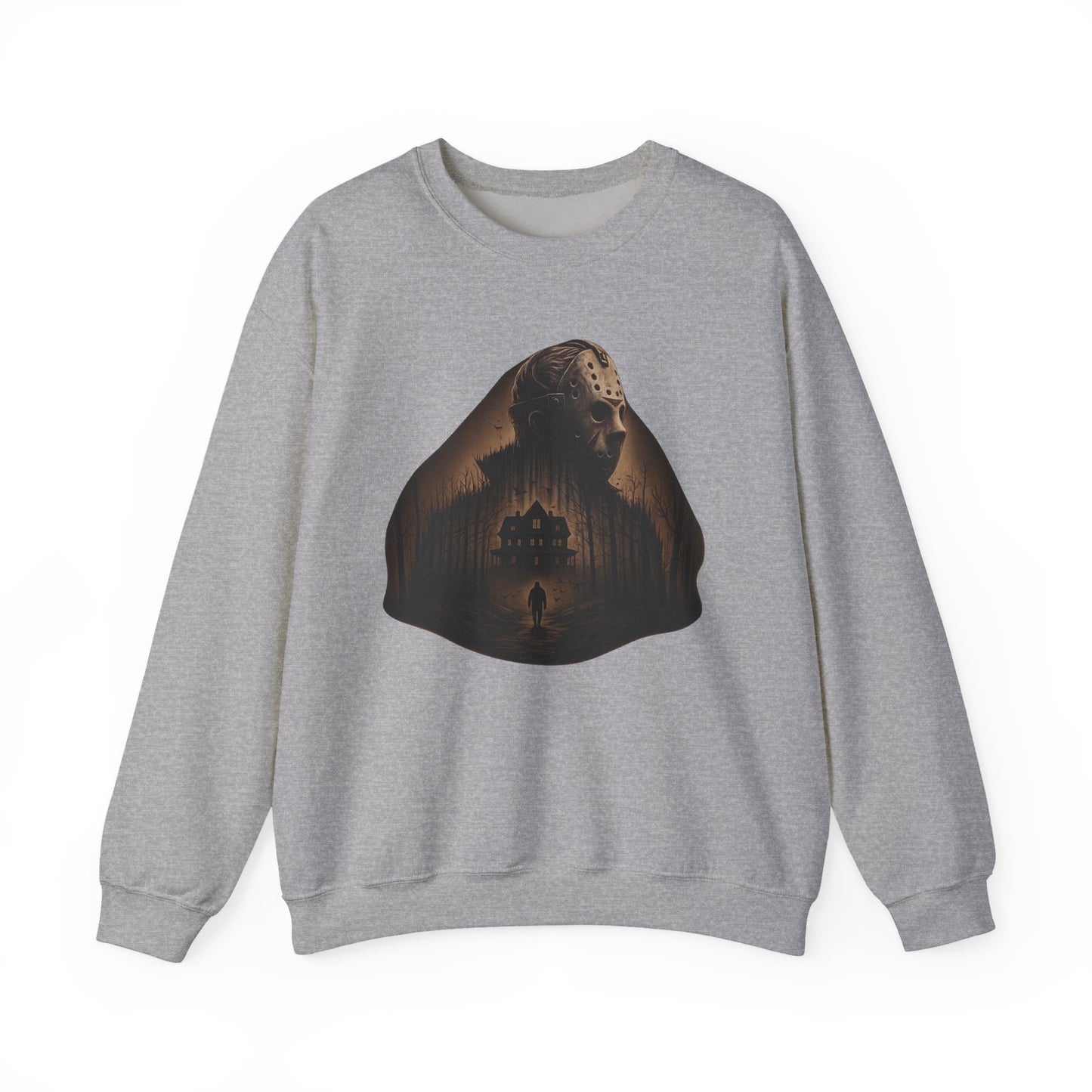 Spooky Horror Graphic Crewneck Sweatshirt