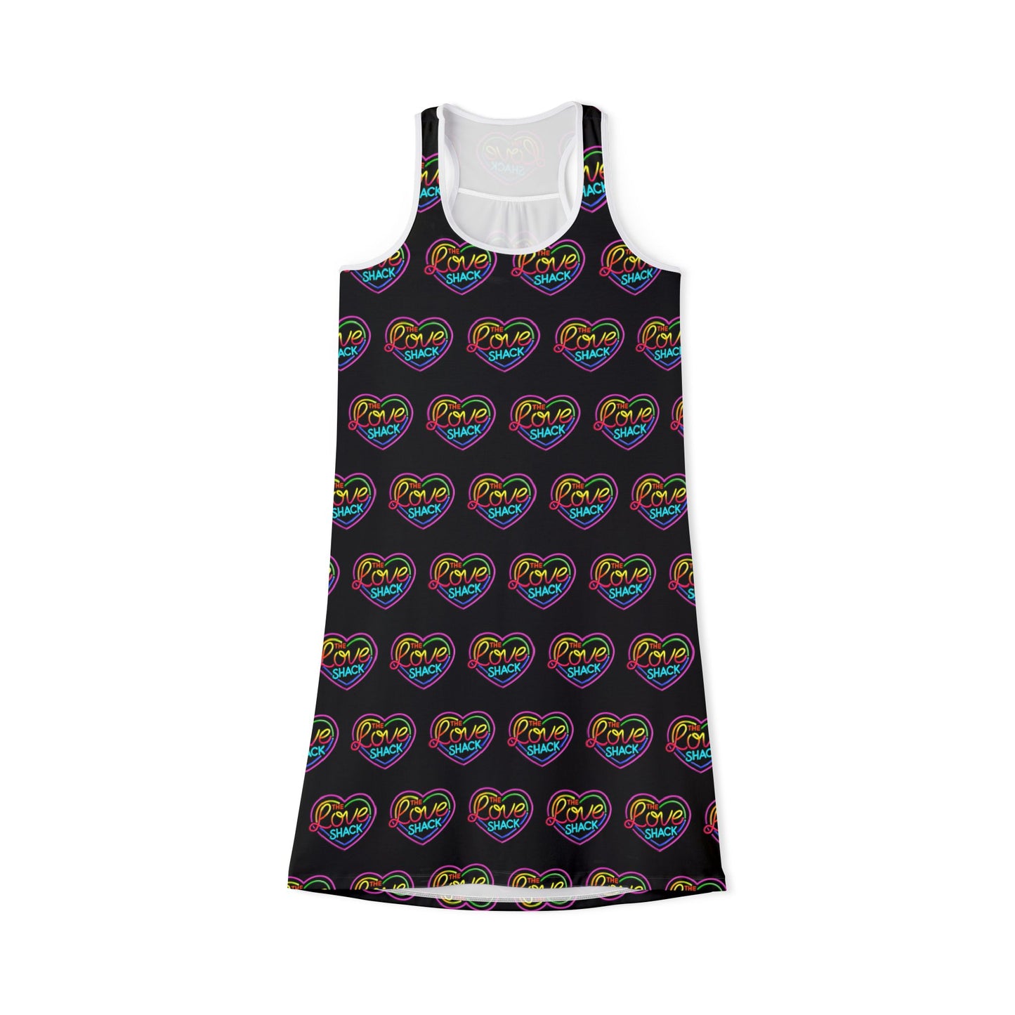 Love Shack Pattern Women's Racerback Dress