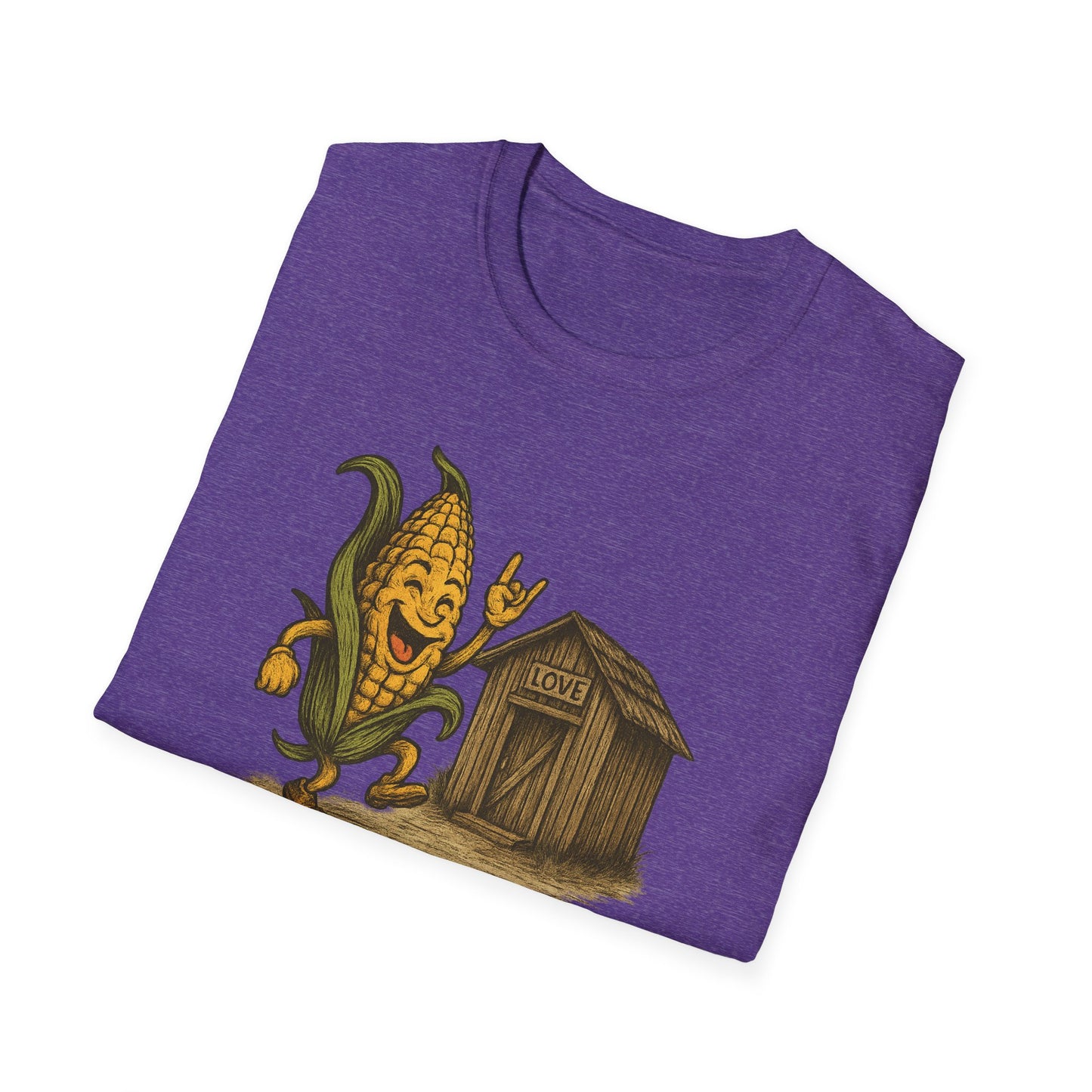 Whimsical Corn-Themed T-Shirt