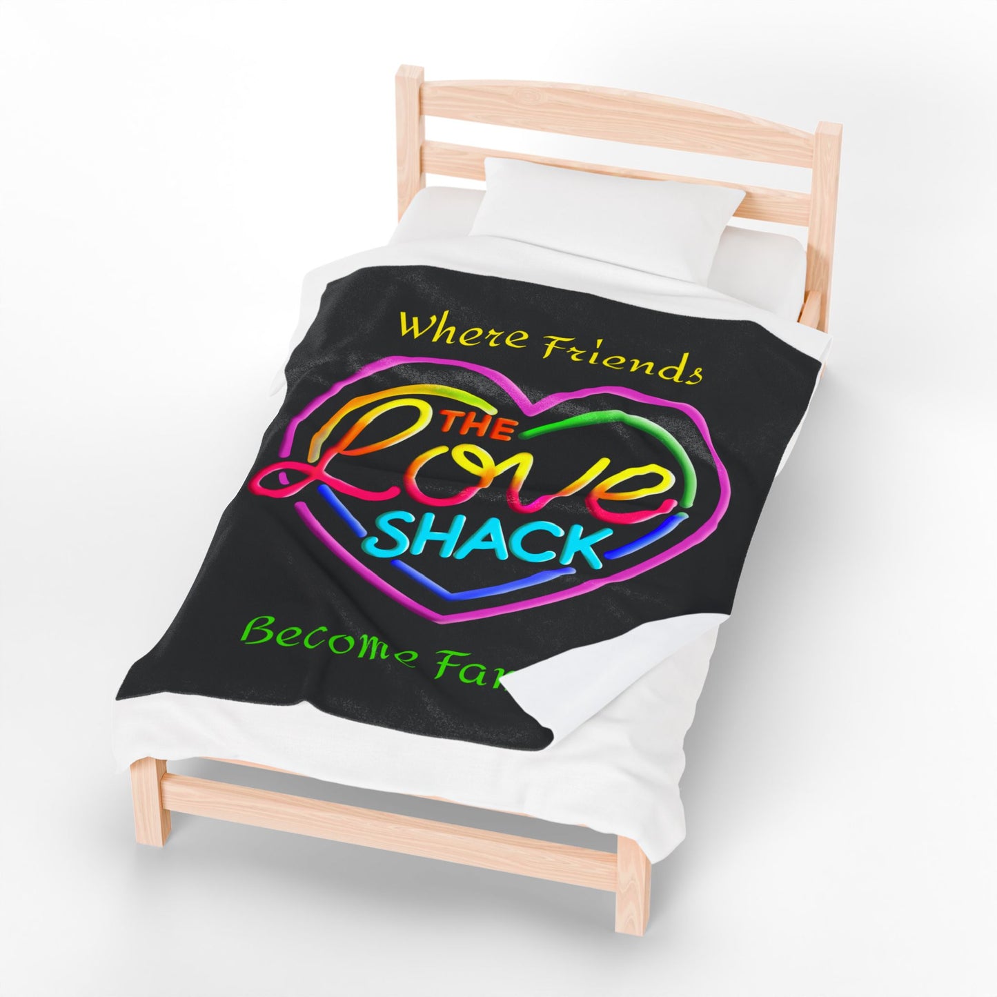 Cozy Love Shack Plush Blanket